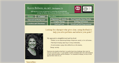 Desktop Screenshot of karenrobsonmft.com